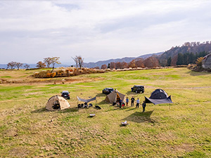 大厳寺高原キャンプ場|牧場テントサイト